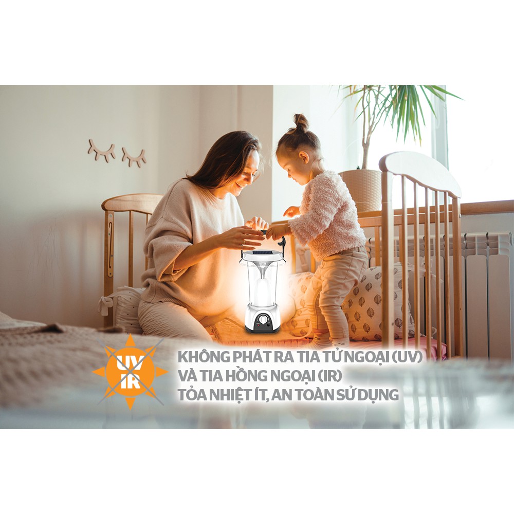 Đèn tích điện năng lượng mặt trời Sunhouse SHE-6899S