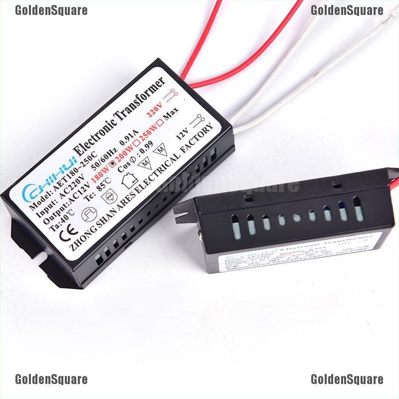 Máy Biến Áp Halogen 160W / 180W / 200W / 250W AC 220V Sang 12V Chuyên Dụng