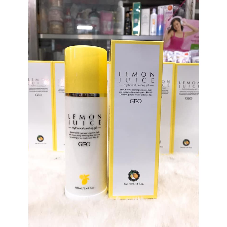 Kem tẩy da chết Geo Lamy tinh chất Chanh Lemon juice