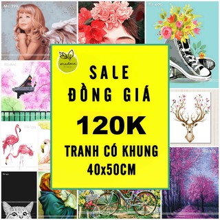 FLASH SALE 2021 - TỔNG HỢP TRANH SƠN DẦU SỐ HÓA CÓ KHUNG 40x50 HOT 2021 - TRANH SƠN DẦU SỐ HÓA TỰ TÔ