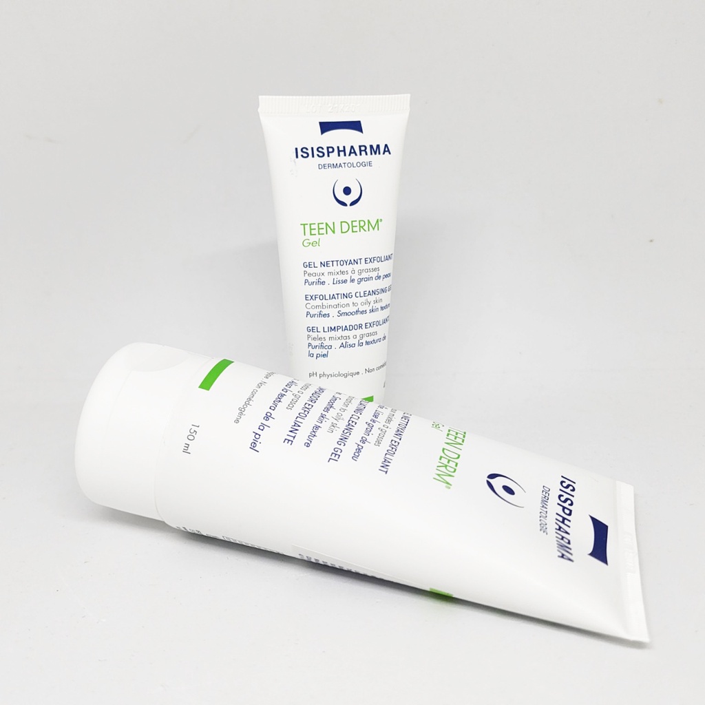 Teen Derm Gel Isis Pharma Sữa Rửa Mặt Giảm Nhờn, Ngừa Mụn 40mL/150Ml