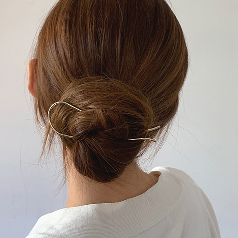 Kẹp Tóc Hình Chữ U Đơn Giản Thanh Lịch Cho Nữ