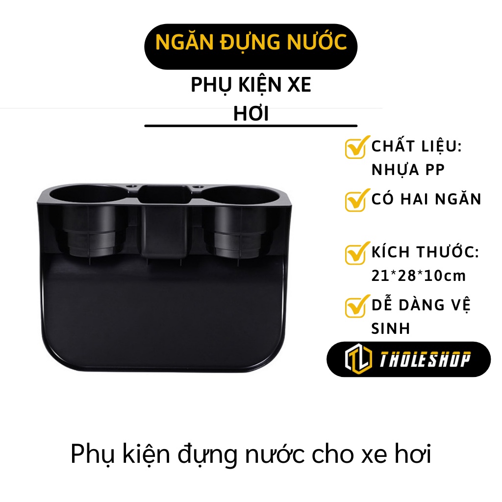 Phụ Kiện Đựng Nước - Kệ Đựng Chai Nước Ô Tô Tiện Lợi Đựng Bình Nước và Điện Thoại 7451