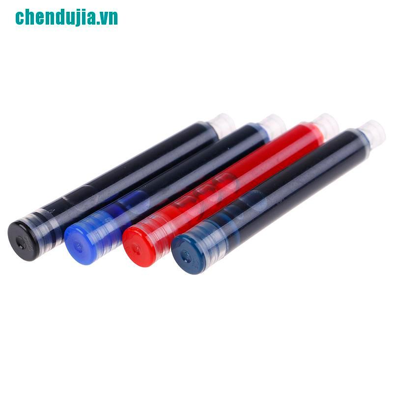 【chendujia】10pcs fountain pen ink cartridges Black assurance 3.4mm Caliber Rep