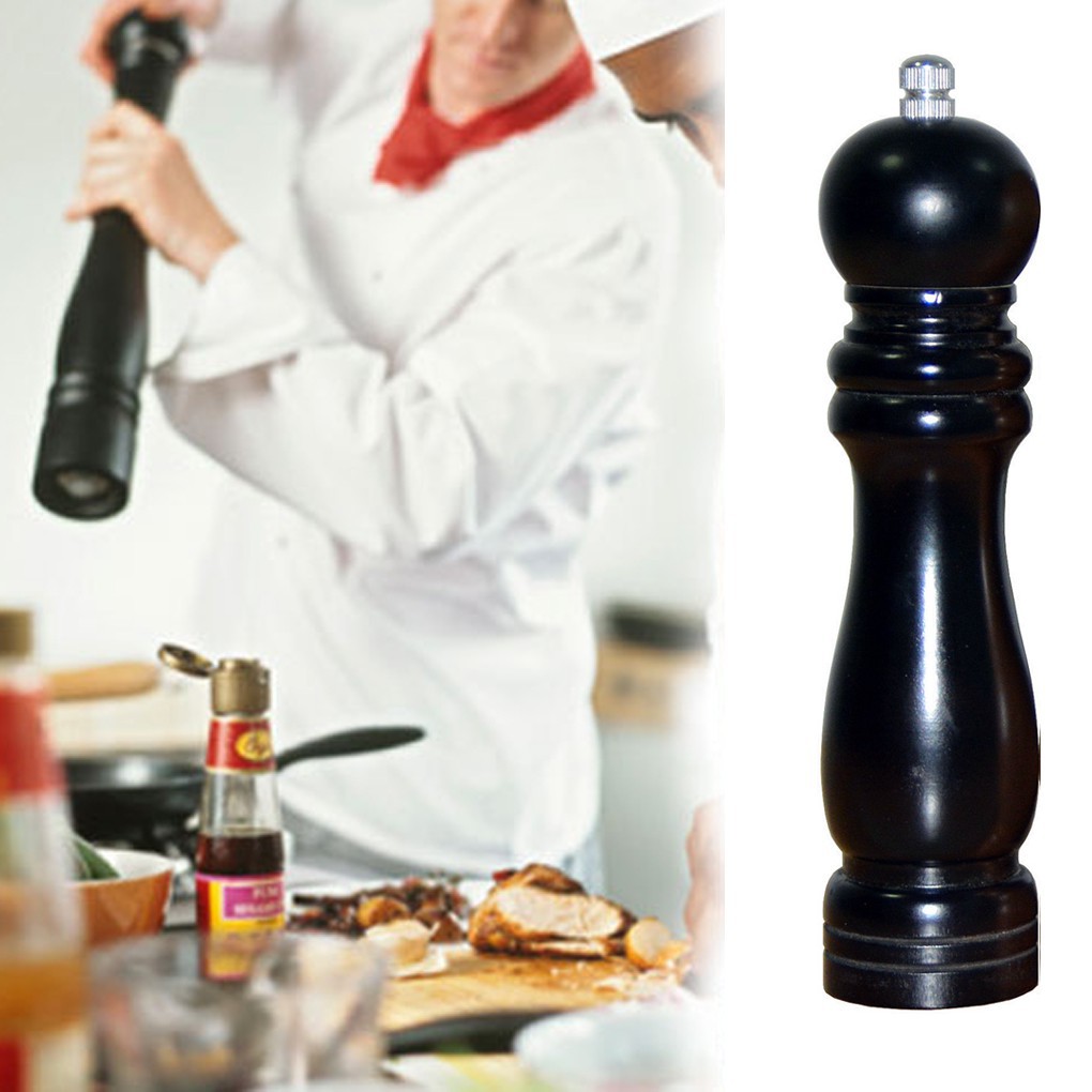 Máy nghiền muối/ nghiền bột bằng tay làm từ gỗ