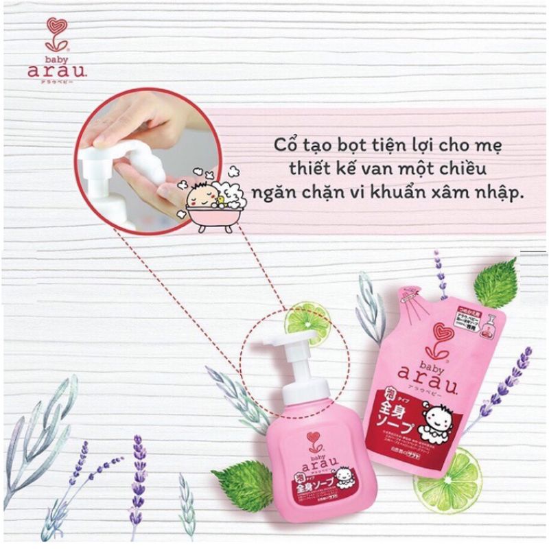Sữa tắm Arau Baby cho bé