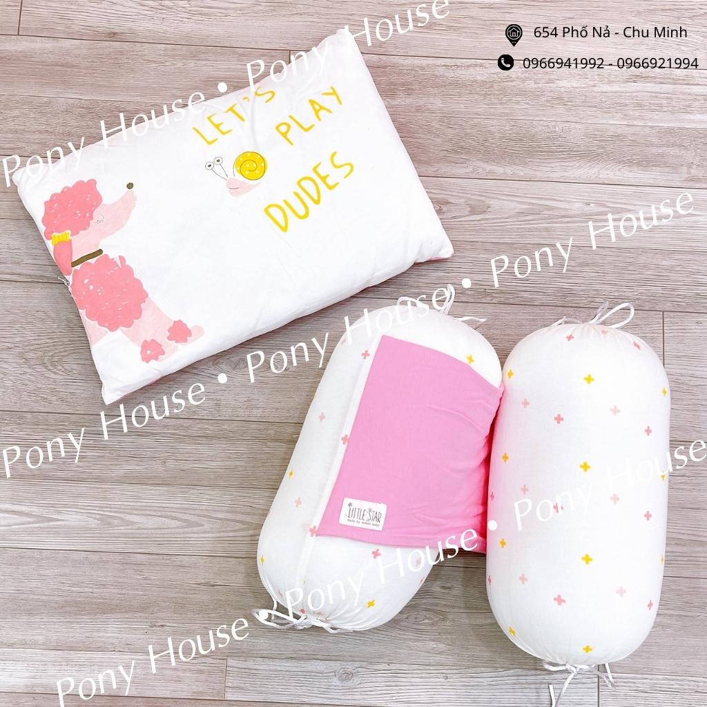Bộ Gối Chặn Sơ Sinh Momma Baby - Bộ Chẹn Bông Chống Giật Mình Chất Cotton Siêu Mềm Cho Bé Sơ Sinh