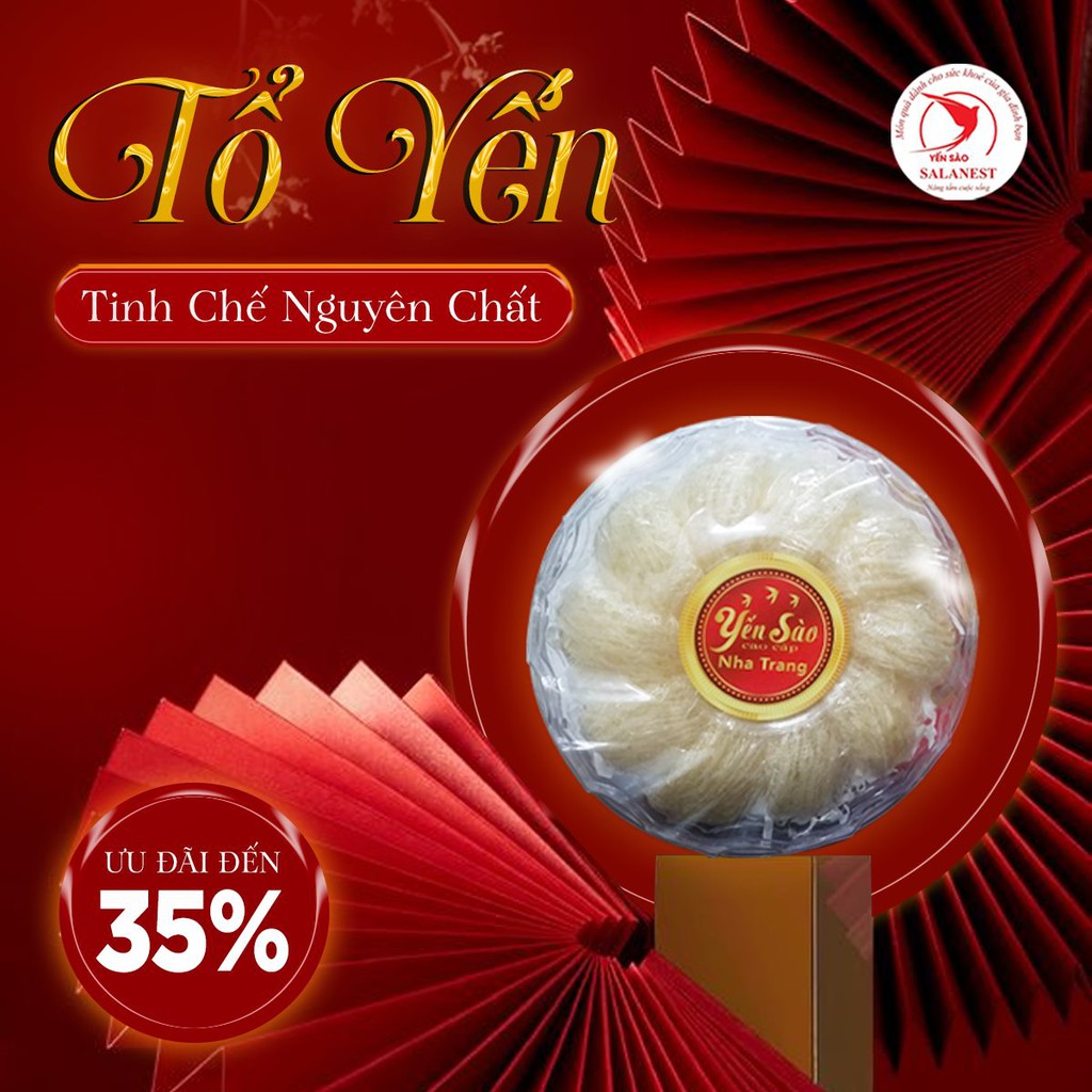 Tổ Yến Sào Salanest Tinh chế cao cấp 100gram