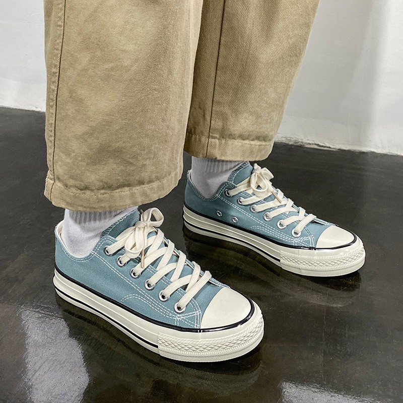 Mới Giày Thể Thao Vải Bạt Cổ Thấp Thời Trang Nữ Năng Động 2021 70s
