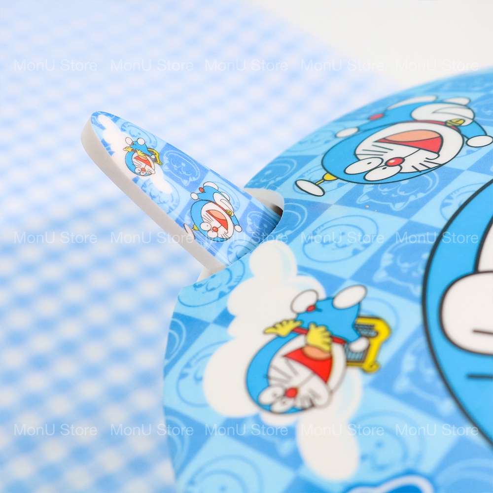 Tô ăn mì DORAEMON DOREMON 17.5cm có nắp và muỗng Melamine giả sứ dễ thương cute MON0414 TooYoo