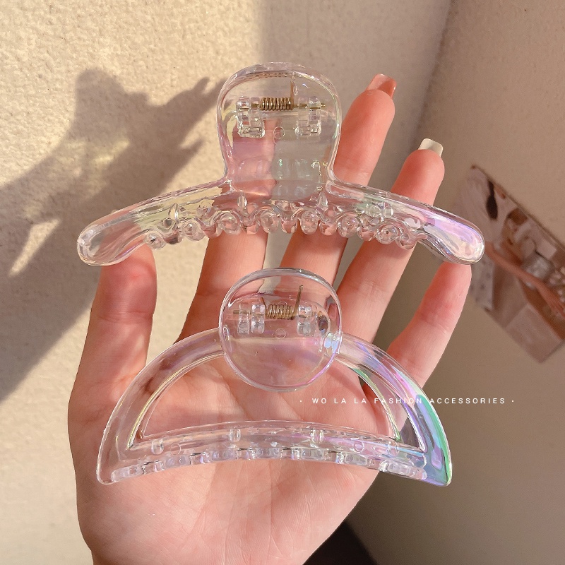 Kẹp Tóc Trong Suốt Nhiều Màu Phong Cách Hàn Quốc Cho Nữ