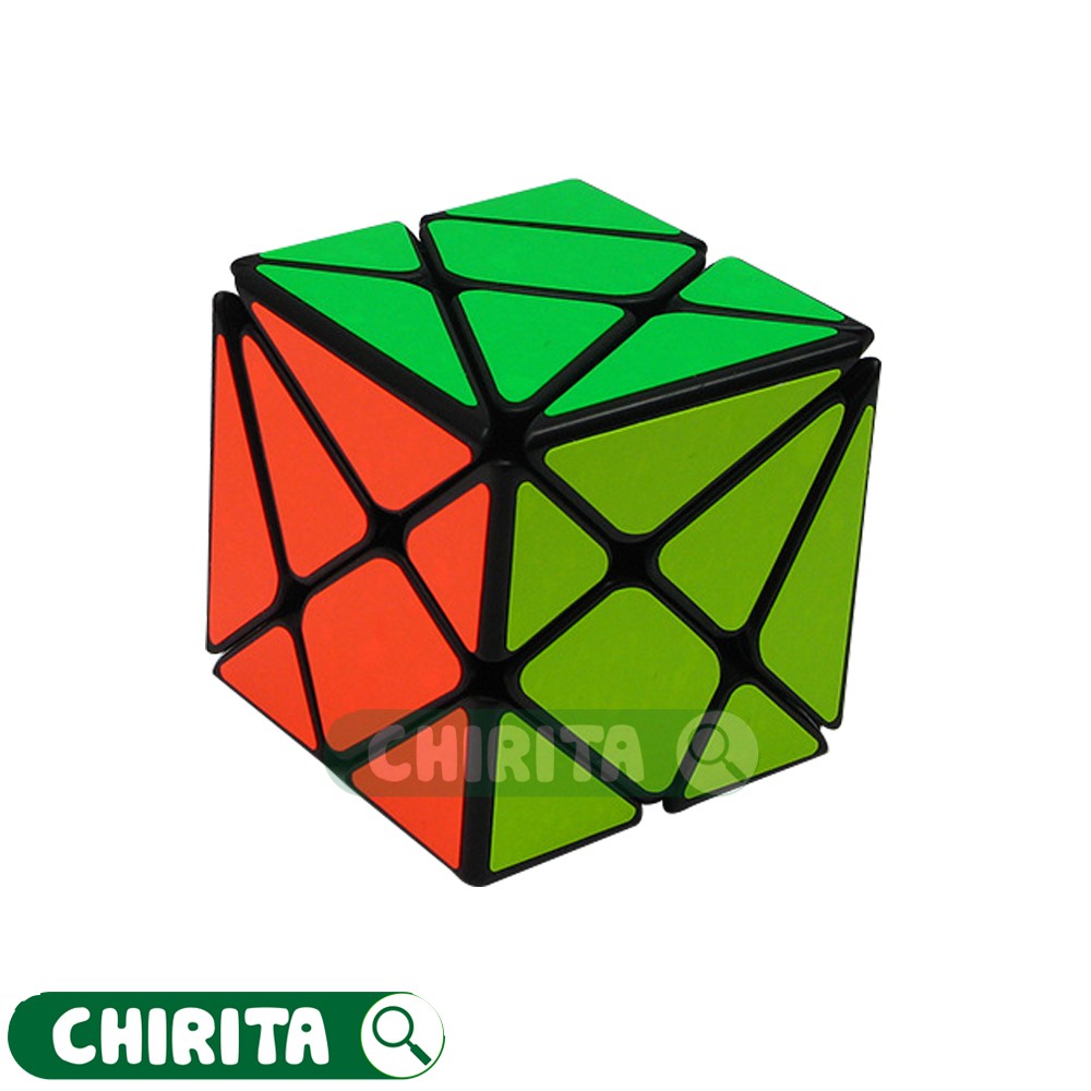 Rubik Biến Thể 6 Mặt AXIS Cube (NO.8882) VIỀN ĐEN - Khối Rubik Xoay Trơn, Đồ Chơi Trẻ Em CHIRITA (Shop có bán Rubik 3x3)