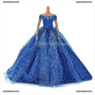 Đầm cưới cho búp bê barbie # 7