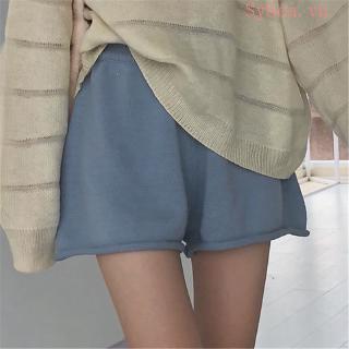 Quần Short Nữ Lưng Cao Thời Trang Hàn