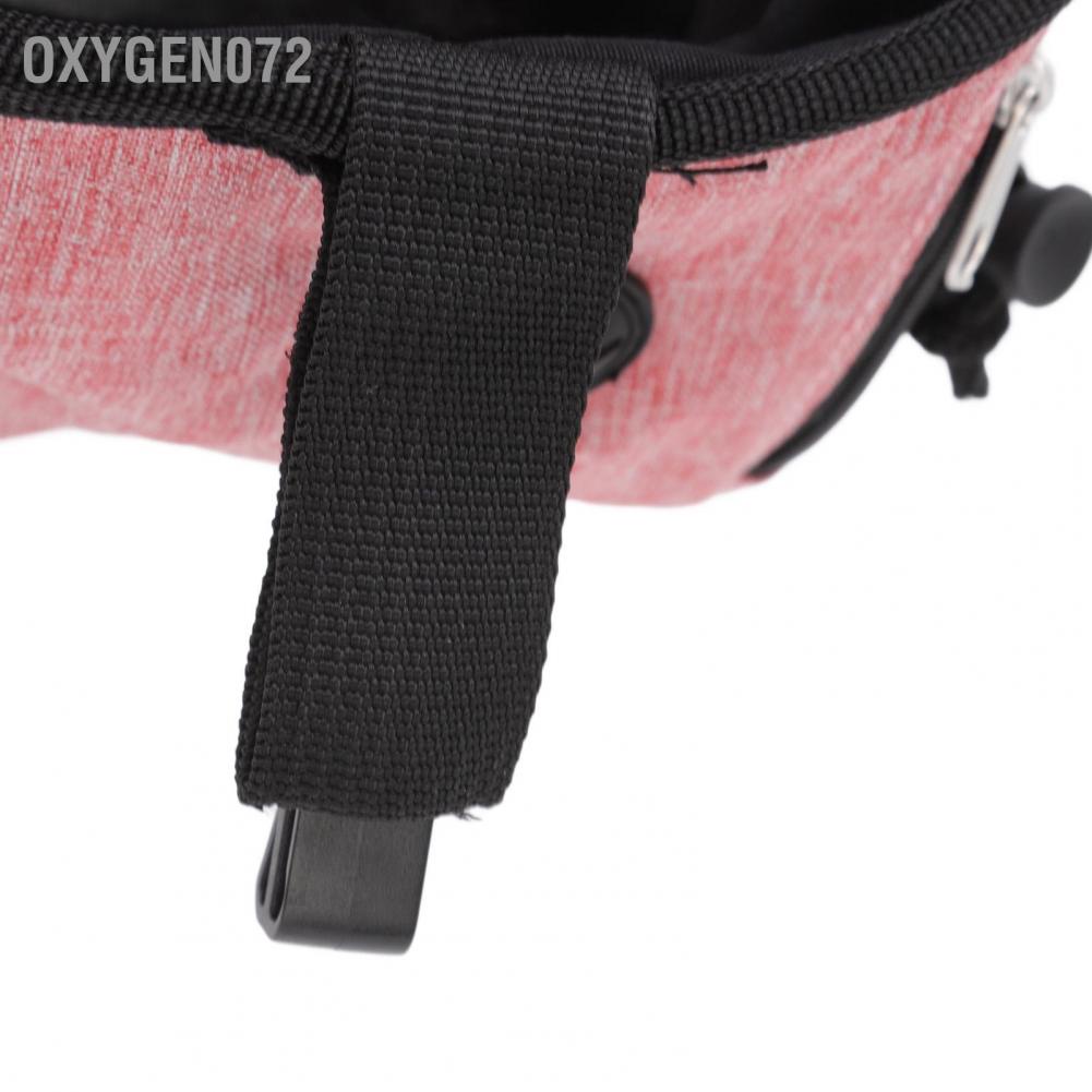 Oxygen072 Oxygen072 Dog Treat Pouch Túi đi bộ có thể thu gọn dành cho chó phân phối túi Poop tích hợp để dạo ngoài trời