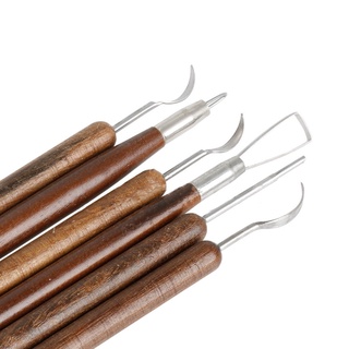 Bộ 6 dụng cụ chạm khắc đất sét / đồ gốm / polymer