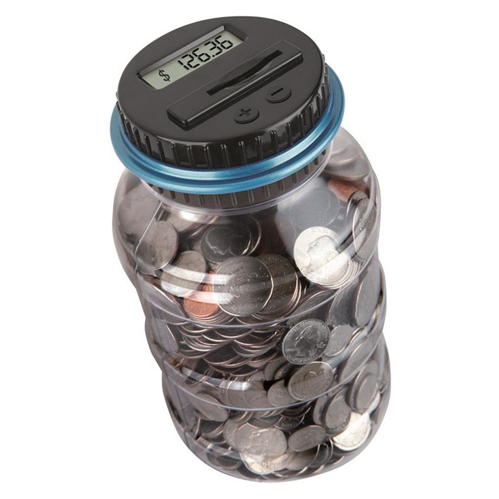 Ống Heo Tiết Kiệm Điện Tử Tự Động AUGUSTINA USD EURO GBP