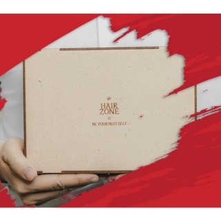 Hairzone Hộp gỗ đựng quà các sản phẩm tóc có logo Hairzone loại tự lắp ráp Kích thước 12x17x5cm Chữ nhật