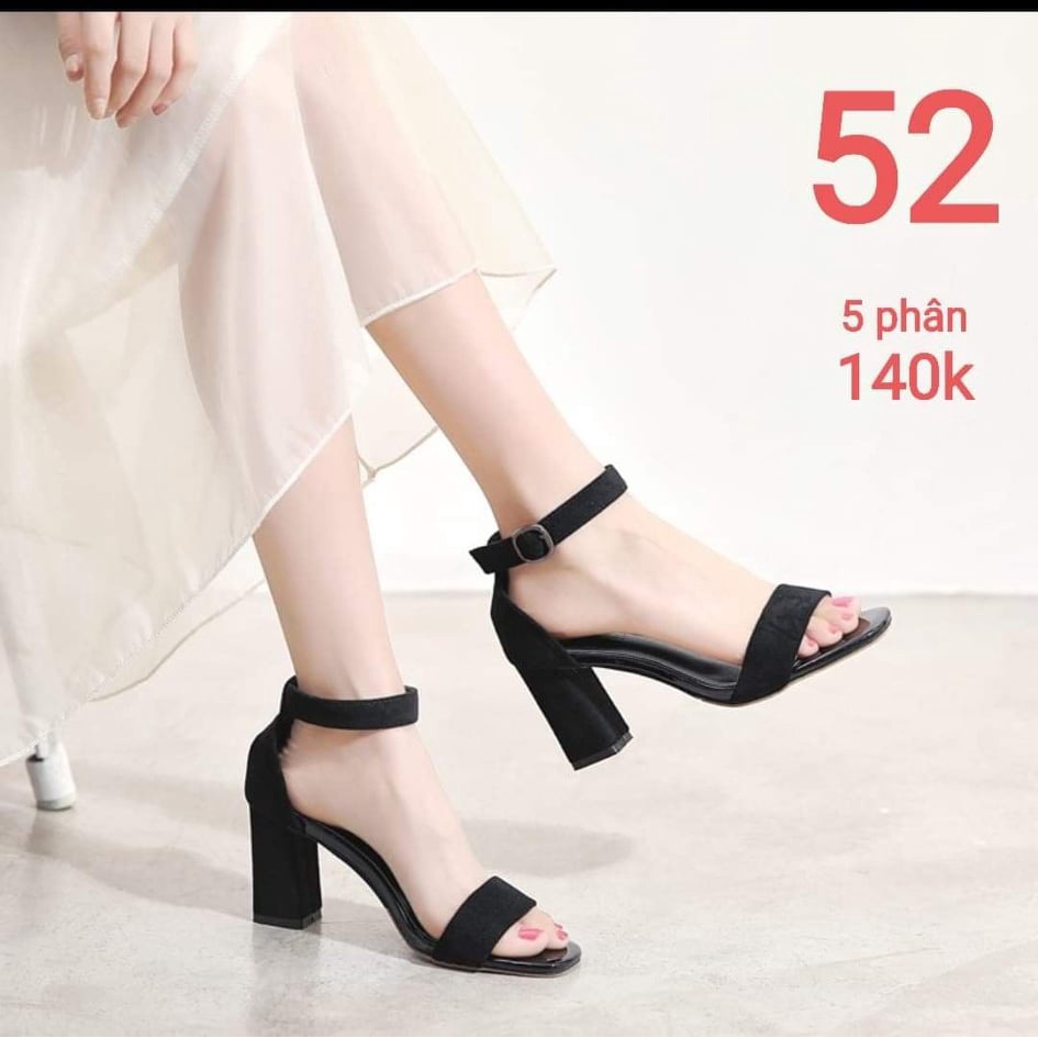 GIày Cao Gót Nữ 5 Phân Da Lộn Đi Êm Chân - MS 052