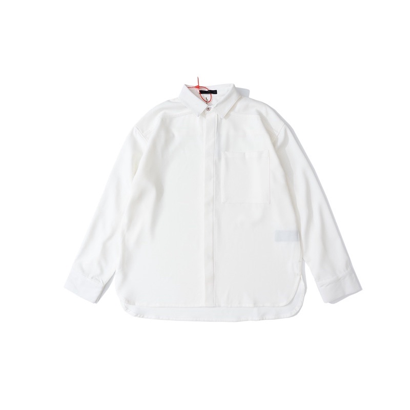 ⚡️ORDER⚡️ Áo sơ mi FEAR OF GOD/  FEAR OF GOD  White Easy Collared Shirt- sơ mi trắng FEAR OF GOD/ sơ mi FOG