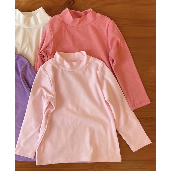 Áo giữ nhiệt cổ 3 phân bé trai, bé gái