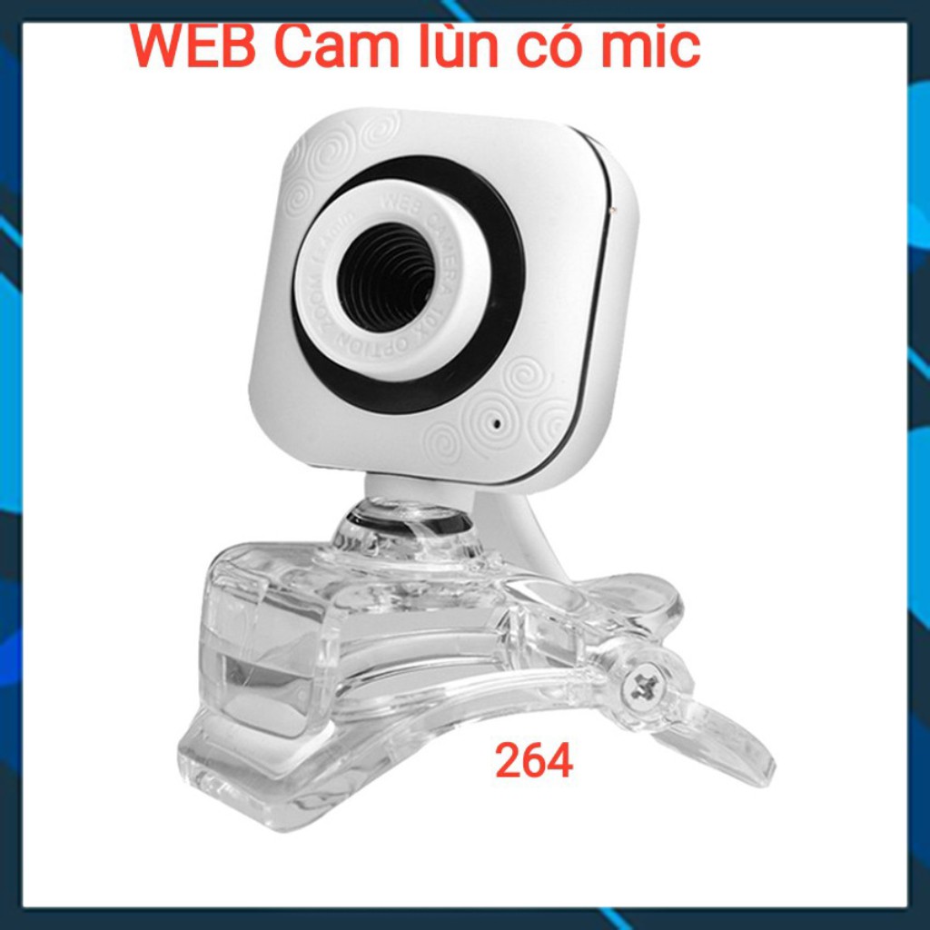 Webcam máy tính chuyên dụng cho Livestream (Xả Kho) Webcam lùn  siêu rõ nét HD 720P - 720P Sản phẩm chất lượng