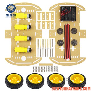 Bộ khung xe robot 2 tầng 4 động cơ
