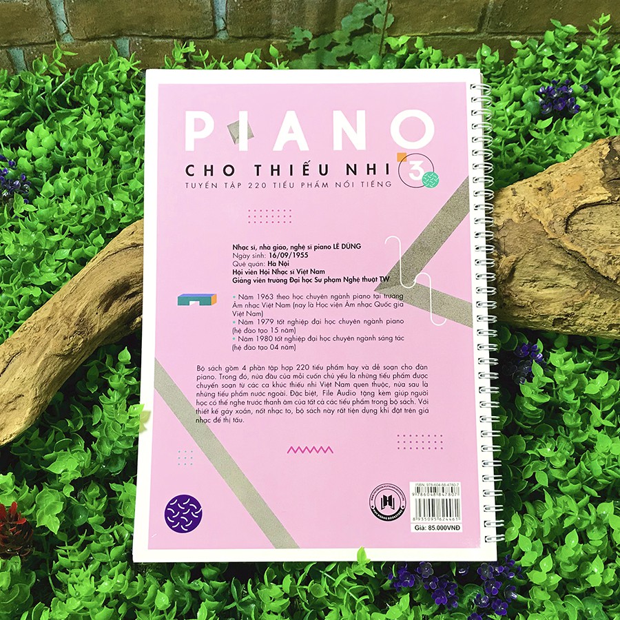 Sách - Piano cho thiếu nhi - tuyển tập 220 tiểu phẩm nổi tiếng Phần 3