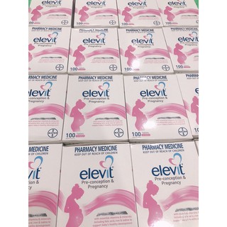 Mẫu Mới Vitamin tổng hợp cho bà bầu Elevit -100v
