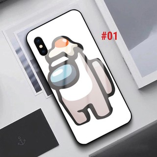 Ốp lưng kính Samsung Galaxy Note 8 Note 9 Note 10 Note 10 Plus in hình AMONG US