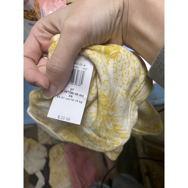 ÁO VÁY oldnavy chất nỉ da cá cho bé