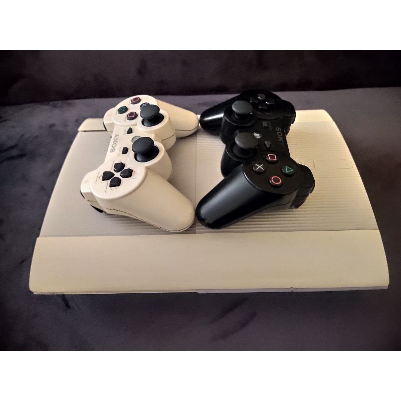 PS3 slim cóp full-games + tay cầm mới + pk  đầy đủ cho ae!