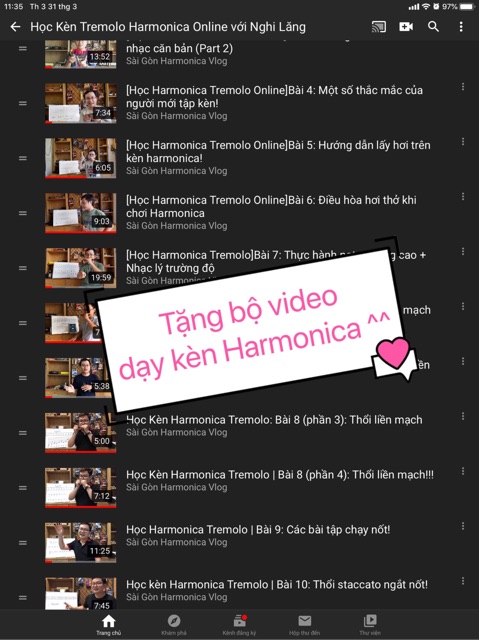 🎵Kèn Harmonica 24 Lỗ 🎶 TREMOLO MASTER MH-24