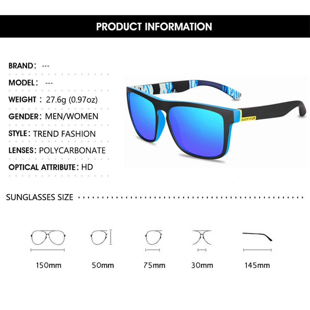 Kính Mát Phân Cực Chống Tia Uv400 Thời Trang Cho Nam Nữ