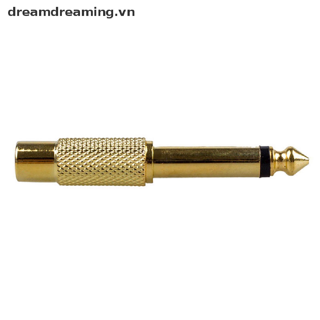 Đầu Chuyển Đổi Âm Thanh 2 Đầu 6.35mm 1 / 4 RCA Chuyên Dụng