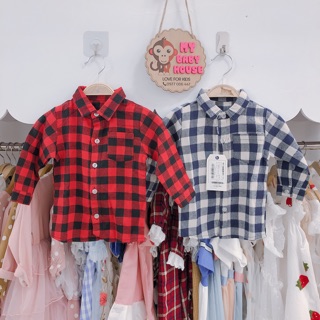 Sơ mi dạ cho bé trai siêu bảnh bao