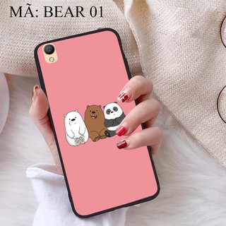 Ốp lưng Oppo Neo 9 viền dẻo TPU BST Gia Đình Nhà Gấu