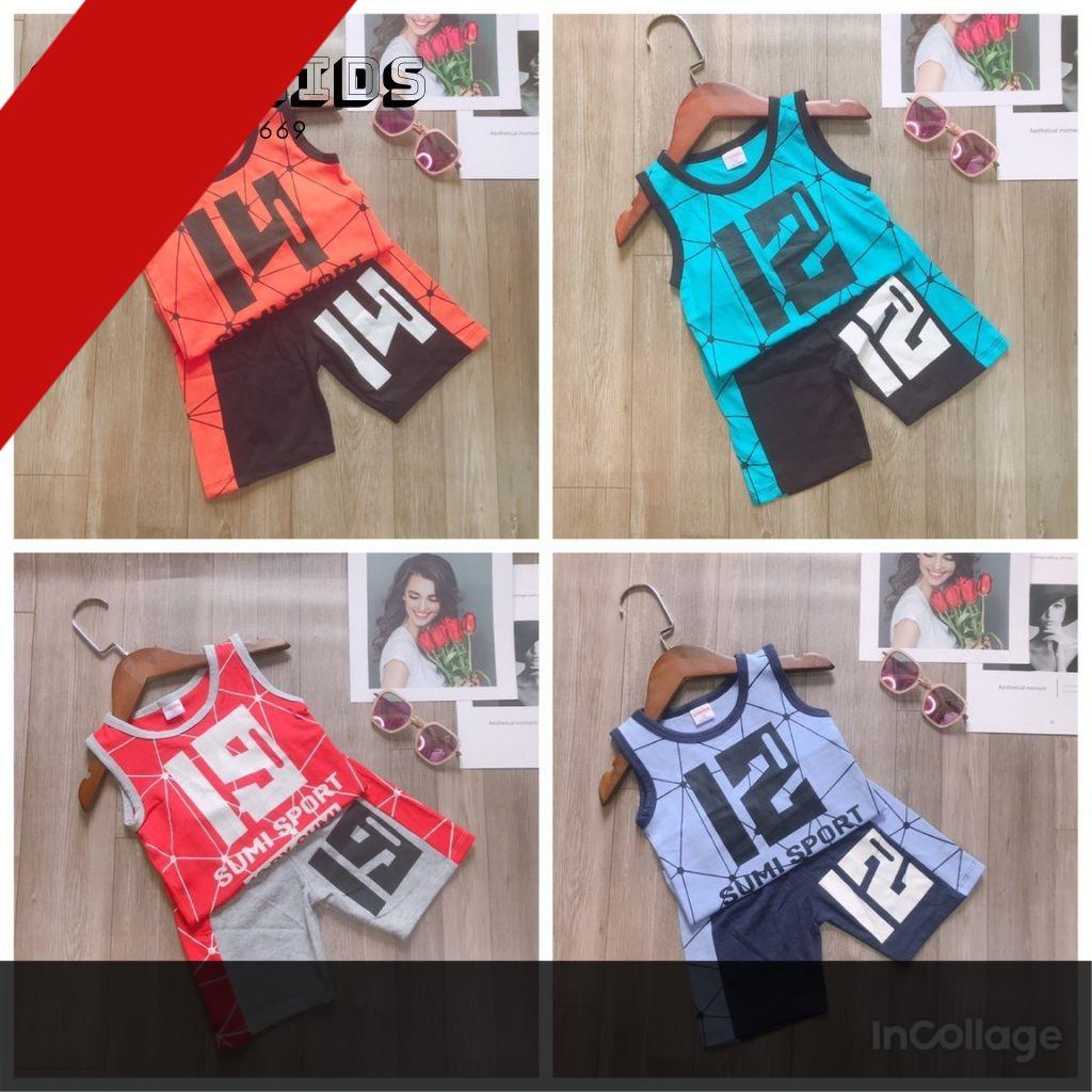 Bộ Ba Lỗ Cho Bé Trai GAP -Chất Cotton 4 Chiều Co Dãn Thấm Hút Mồ Hôi Cực Tốt-