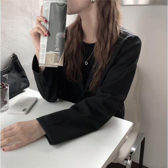 Áo Khoác Vest Dáng Ngắn Thiết Kế Đơn Giản Thời Trang Mùa Thu 37267