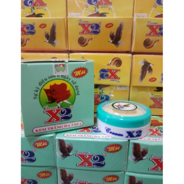 Kem X2 dưỡng trắng da 3 in 1