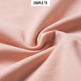 Áo Thun Trơn Nữ Basic Vải Cà Phê Couple TX