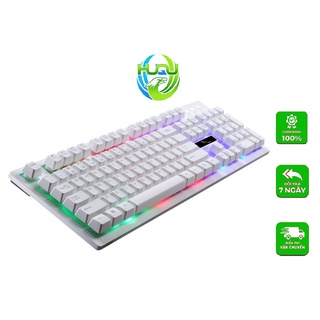 Bàn phím máy tính có dây Huqu HQ-21 dành cho dân văn phòng, game thủ - có đèn led