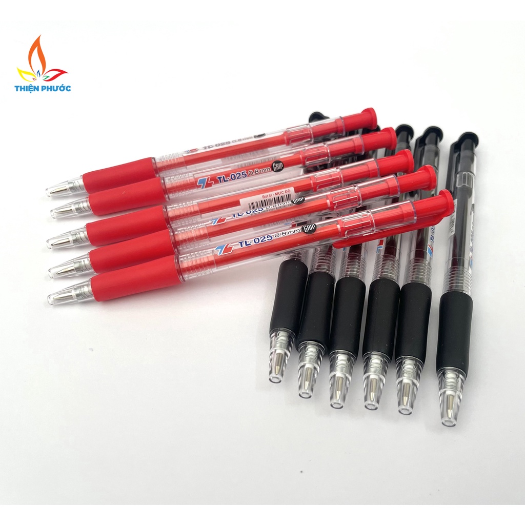 Bút bi Thiên Long 025 với đầu bút 0.7mm SUKADO BUT025