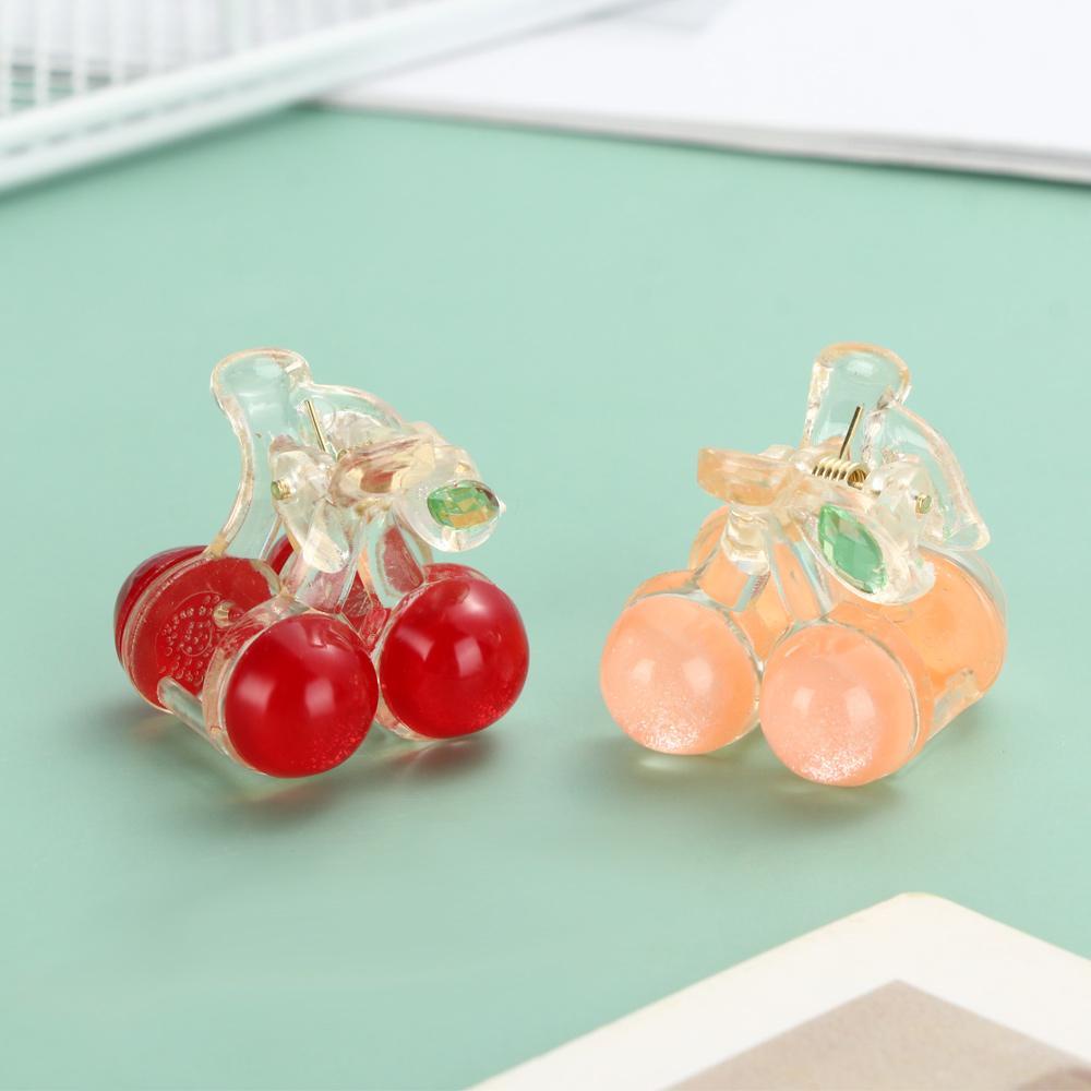 Kẹp Tóc Trang Trí Hình Quả Cherry Dễ Thương