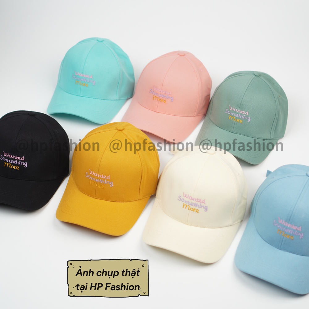 Mũ lưỡi trai ❤️ Nón kết thêu hình chữ Wanted chất kaki cao cấp form unisex nam nữ N49 - Happy Style