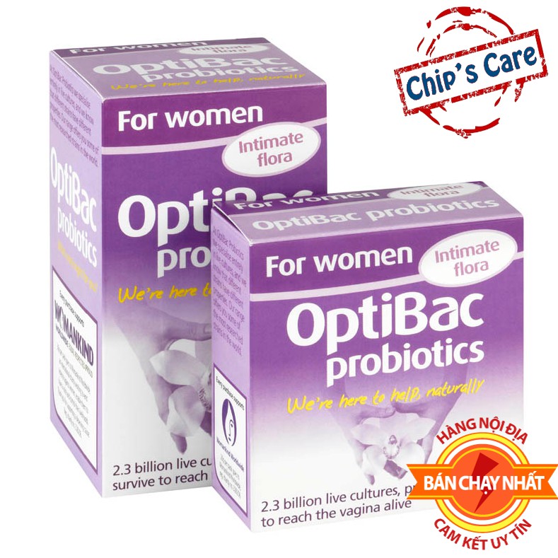 Men Vi Sinh Optibac Tím 30v