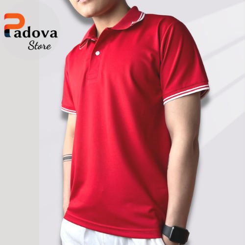 Áo thun nam trơn có cổ chất liệu vải cotton cá sấu, thiết kế đơn giản, mẫu mới năm 2021 PADOVA – PV 06 | BigBuy360 - bigbuy360.vn