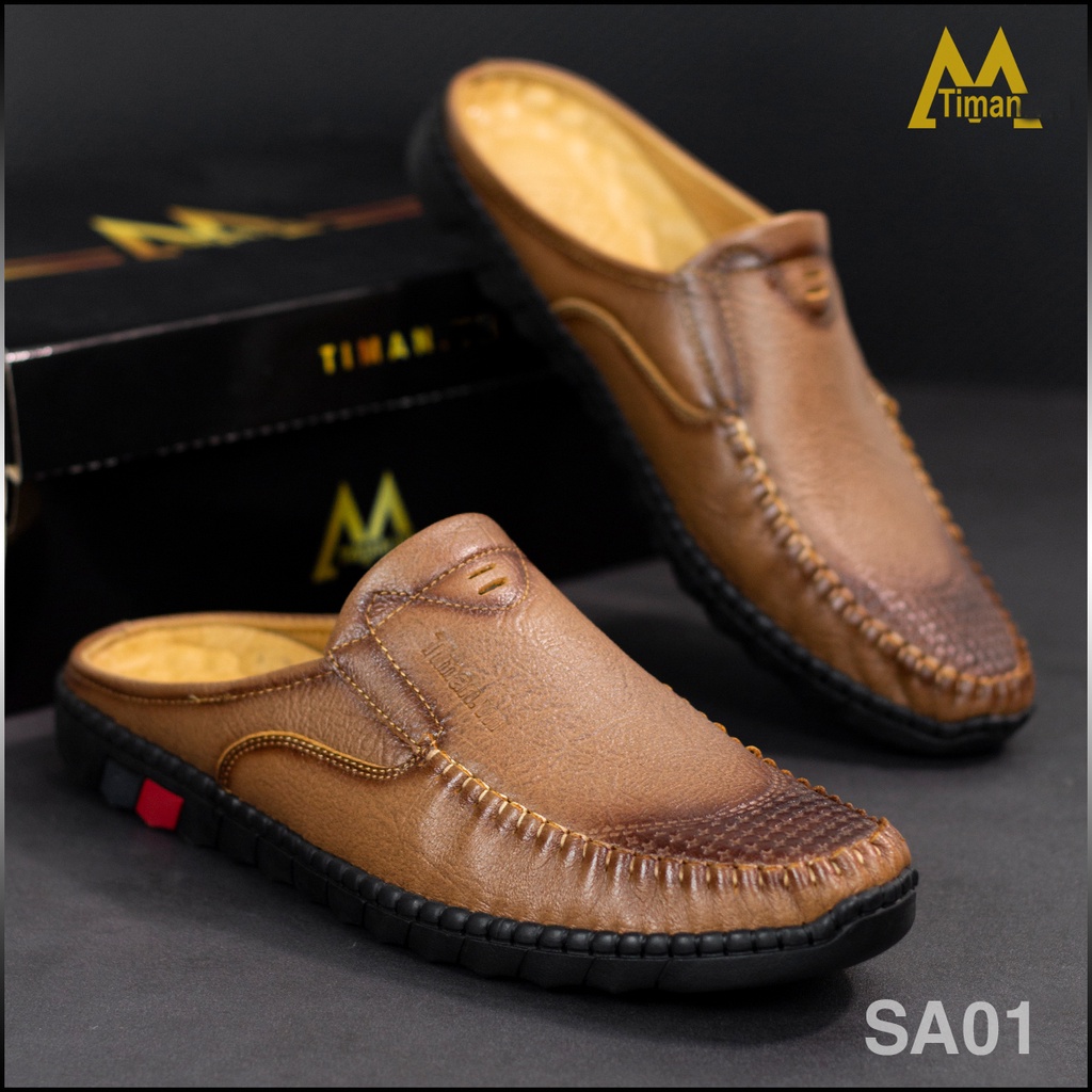 Giày bít mũi nam TIMAN SA01 êm chân thời trang nam tính bảo hành 5 năm | BigBuy360 - bigbuy360.vn