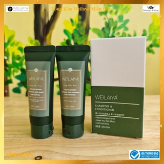Cặp Dầu Gội Weilaiya Gừng 20 Ml