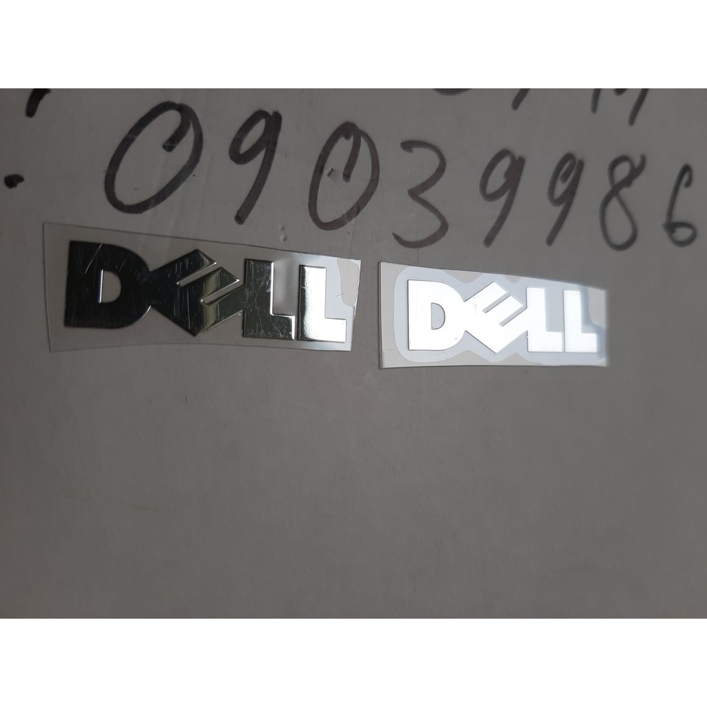 STICKER kim loại Dell